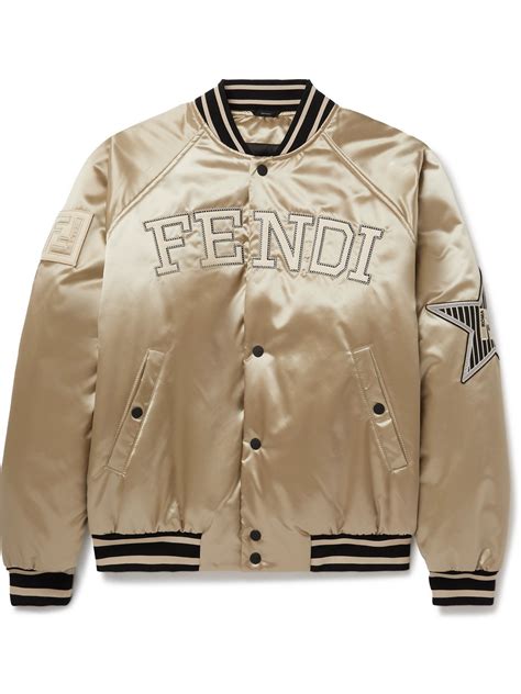 fendi bumper jacket|Fendi bomber jacket blouse.